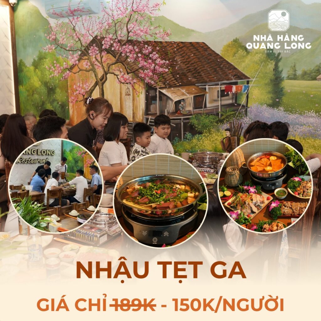 Nhậu tẹt ga - chỉ 189k/người tại Nhà hàng Quang Long
